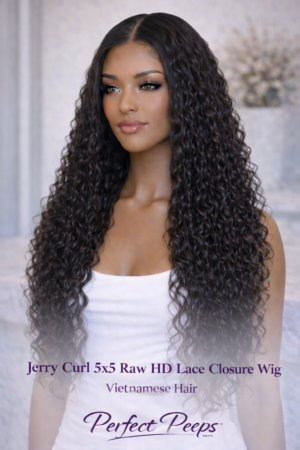 Jerry Curls 5x5 Raw HD Lace Closure Wig – Raw Vietnamese Hair