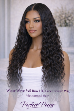 Water Wave 5x5 Raw HD Lace Closure Wig – Raw Vietnamese Hair