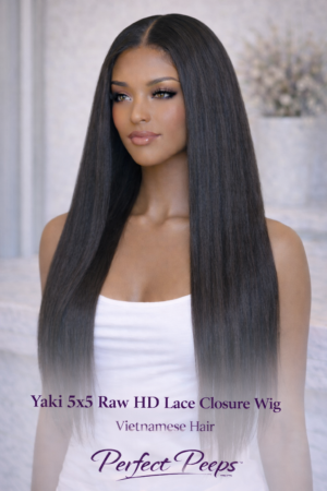 Yaki Curly 5x5 Raw HD Lace Closure Wig – Raw Vietnamese Hair