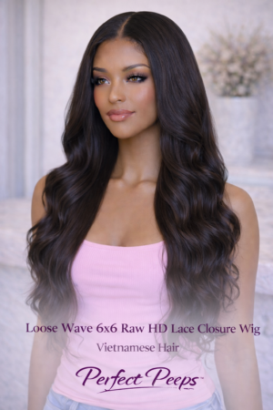 Loose Wave 6x6 Raw HD Lace Closure Wig – Raw Vietnamese Hair