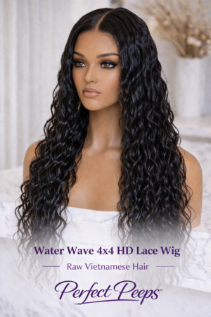 Water Wave 4x4 Raw HD Lace Closure Wig – Raw Vietnamese Hair