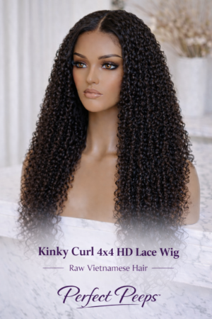 Kinky Curls 4x4 Raw HD Lace Closure Wig – Raw Vietnamese Hair